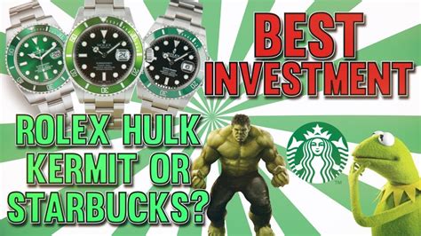 starbucks rolex vs hulk|Rolex Starbucks vs kermit.